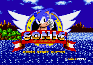 Sonic Mobius Adventures (v2.7.5) Title Screen